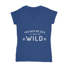 wild ﻿Classic Women's V-Neck T-Shirt