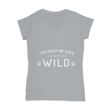 wild ﻿Classic Women's V-Neck T-Shirt