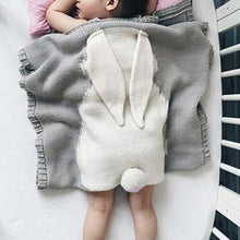 BUNNY BACK WOOLEN BLANKET FOR BABY