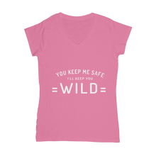 wild ﻿Classic Women's V-Neck T-Shirt