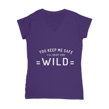 wild ﻿Classic Women's V-Neck T-Shirt