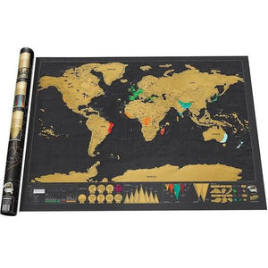 Travelers Scratch map