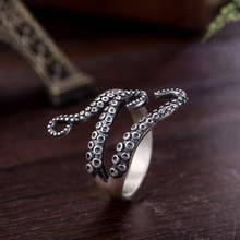 Stainless Steel Octopus Ring