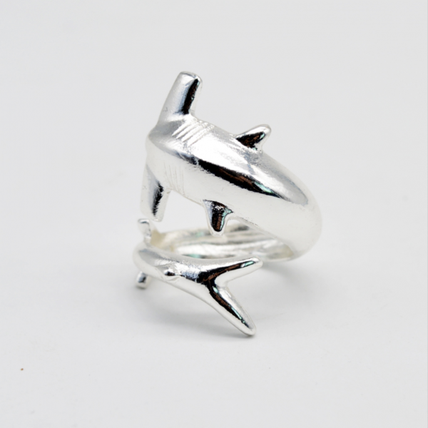 Hammerhead shark ring