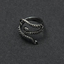 Stainless Steel Octopus Ring
