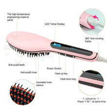 Hair Brush Straightener – 3 in 1 Ceramic Hair Brush