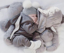 LARGE PLUSH ELEPHANT SLEEPING PILLOW