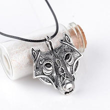 VIKING NECKLACE (WOLF HEAD)