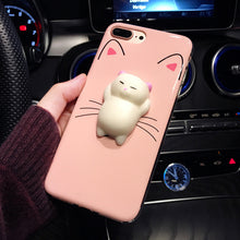 3D Cute Soft Silicone Squishy Animals iPhone Cases