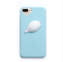 3D Cute Soft Silicone Squishy Animals iPhone Cases