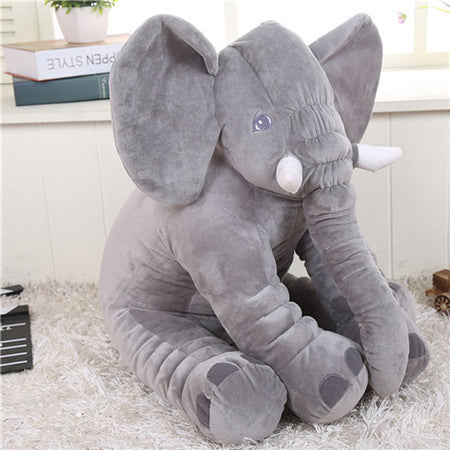 LARGE PLUSH ELEPHANT SLEEPING PILLOW