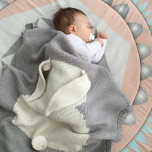 BUNNY BACK WOOLEN BLANKET FOR BABY