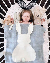 BUNNY BACK WOOLEN BLANKET FOR BABY