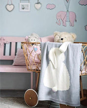 BUNNY BACK WOOLEN BLANKET FOR BABY