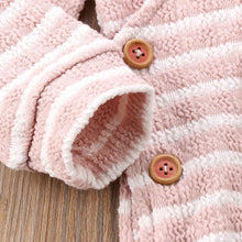 STYLISH FOX APPLIQUED STRIPED HOODED JUMPSUIT FOR BABIES