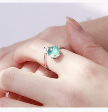 Tiny Piece of the Ocean 925 Sterling Silver Mermaid Ring