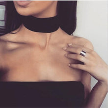 Wide Black Choker