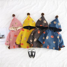 WARM PET DESIGN PULLOVER FOR BABY GIRL