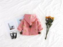 WARM PET DESIGN PULLOVER FOR BABY GIRL