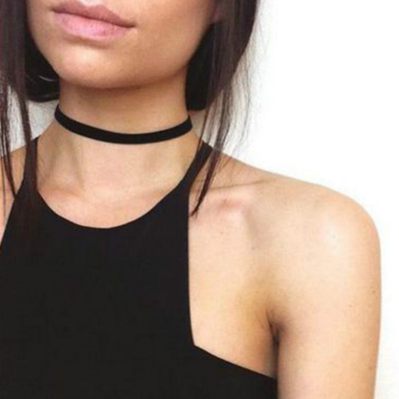 Classic Black Choker