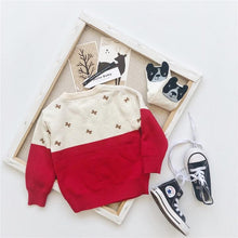 SUPER CUTE DOG PRINT LONG-SLEEVE SWEATER FOR BABY