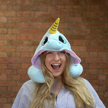 HOODED UNICORN TRAVEL PILLOW